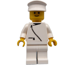 LEGO Town s Bílá Zipper Minifigurka