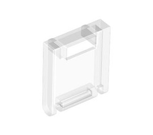 LEGO Transparent Kontejner Box 2 x 2 x 2 Dveře s Slot (4346 / 30059)