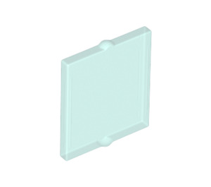 LEGO Transparent Light Blue Sklo for Okno 1 x 2 x 2 (35315 / 86209)