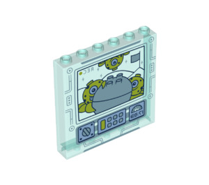LEGO Panel 1 x 6 x 5 s Aliens a Skála / kámen (59349 / 78761)
