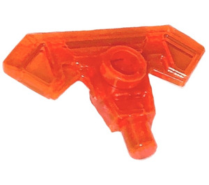 LEGO Transparent Neon Reddish Orange Čepel (22407)