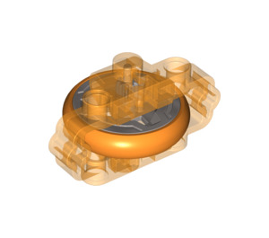 LEGO Transparent Orange Chima Spinning Kolo Mechanism (15336)