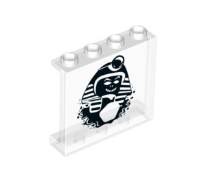 LEGO Panel 1 x 4 x 3 s Sphinx s bočními podpěrami, dutými čepy (35323 / 68415)