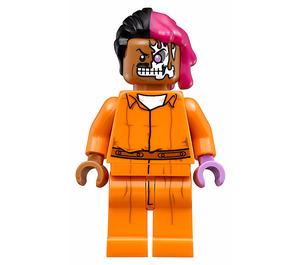 LEGO Two-Tvář s Prison Jumpsuit Minifigurka