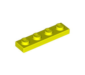 LEGO Vibrant Yellow Deska 1 x 4 (3710)