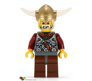 LEGO Viking Warrior s Angry Tvář a Golden Helma Minifigurka