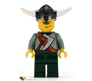 LEGO Viking Warrior s Grumpy Tvář Minifigurka