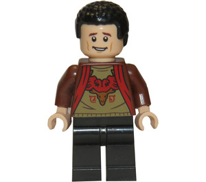 LEGO Viktor Krum s Reddish Hnědá Bunda Minifigurka