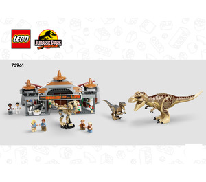 LEGO Visitor Centre: T. rex & Raptor Attack 76961 Instrukce