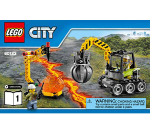 LEGO Volcano Supply Helicopter 60123 Instrukce