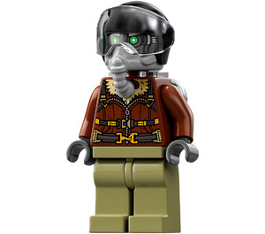 LEGO Vulture s Reddish Hnědá Bomber Bunda Minifigurka