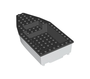 LEGO Boat 8 x 16 x 3 s Black Horní (28925)