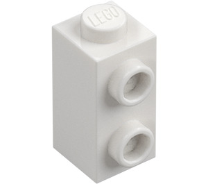 LEGO Bílá Kostka 1 x 1 x 1.6 s Dva Boční cvočky (32952)