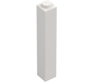 LEGO Bílá Kostka 1 x 1 x 5 s pevným cvočkem (2453)