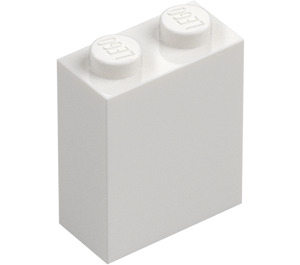 LEGO Bílá Kostka 1 x 2 x 2 s vnitřním držákem čepu (3245)