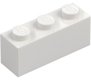 LEGO Bílá Kostka 1 x 3 (3622 / 45505)