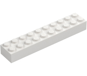 LEGO Bílá Kostka 2 x 10 (3006 / 92538)