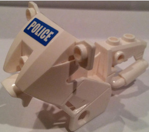 LEGO Motocykl Fairing s 'Policie' Samolepka (52035)
