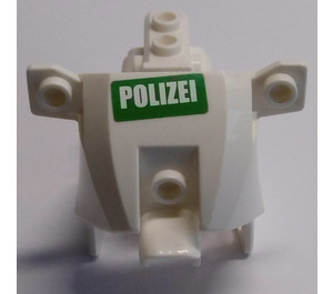 LEGO Motocykl Fairing s "POLIZEI" Samolepka (52035)