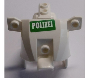 LEGO Motocykl Kapotáž s "POLIZEI" Samolepka (52035)