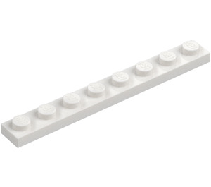 LEGO Bílá Deska 1 x 8 (3460)