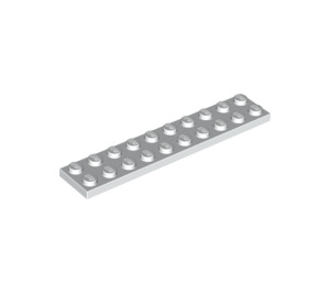 LEGO White Deska 2 x 10 (3832)