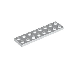 LEGO White Deska 2 x 8 (3034)