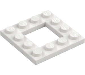 LEGO Bílá Deska 4 x 4 s 2 x 2 Open Centrum (64799)