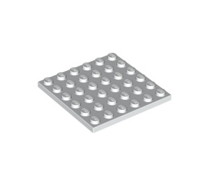 LEGO White Deska 6 x 6 (3958)