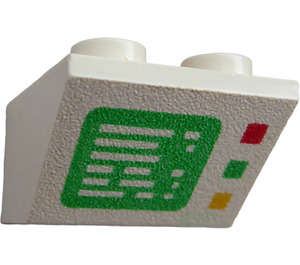 LEGO Sklon 2 x 2 (45°) Převrácený s Computer Screen s plochou distanční vložkou vespod (3660)