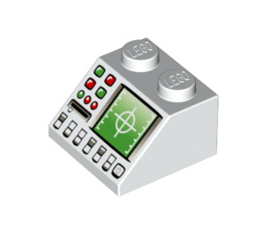 LEGO Sklon 2 x 2 (45°) s Radar Control Panel (46097 / 56570)