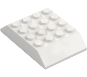 LEGO Bílá Sklon 4 x 6 (45°) Dvojité (32083)