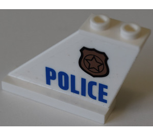 LEGO ocasní plocha 4 x 1 x 3 s Policie badge a "Policie" Samolepka (2340)