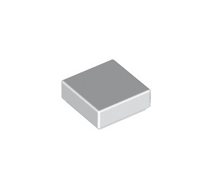 LEGO White Dlaždice 1 x 1 s Groove (3070 / 30039)