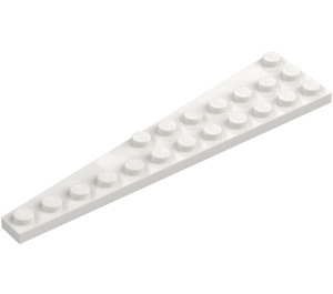 LEGO Bílá Klín Deska 3 x 12 Křídlo Pravá (47398)