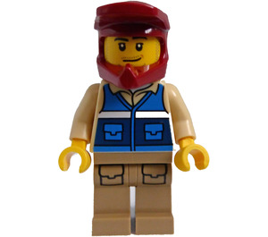 LEGO Wildlife Rescue Loď Řidič s Helma Minifigurka