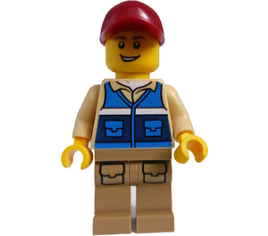 LEGO Wildlife Rescue Driver s Víčko Minifigurka