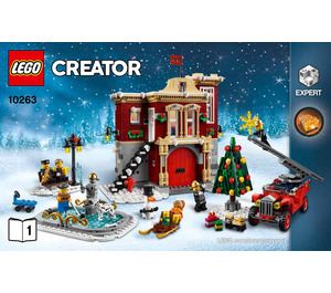 LEGO Winter Village oheň Station 10263 Instructions