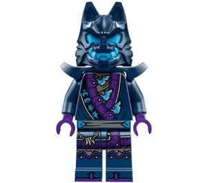 LEGO Vlk Maska Warrior s Dark Modrá Maska a Ramenní brnění Minifigurka