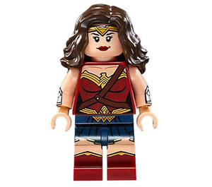 LEGO Wonder Žena s Dark Modrá Sukně a Printed Paže Minifigurka