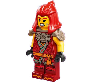 LEGO Wyldfyre s Tmavě červená Tunic Minifigurka