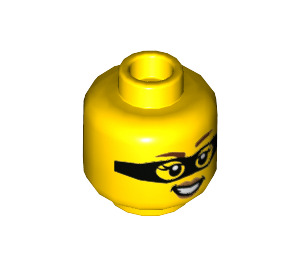 LEGO Betsy Bass Minifigure Hlava (Zapuštěný masivní čep) (3626 / 69590)
