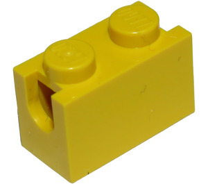 LEGO Žlutá Kostka 1 x 2 s Lžíce bagru Paže Držák (3317)