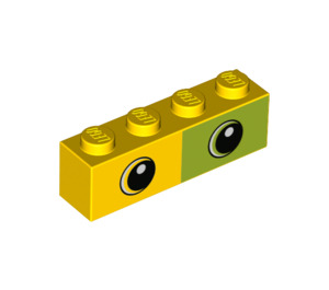 LEGO Kostka 1 x 4 s Oči (3010 / 47819)