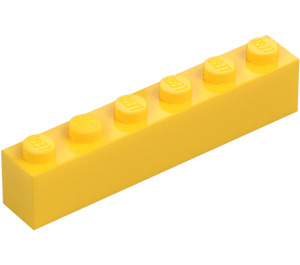 LEGO Žlutá Kostka 1 x 6 (3009 / 30611)