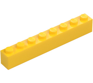 LEGO Žlutá Kostka 1 x 8 (3008)