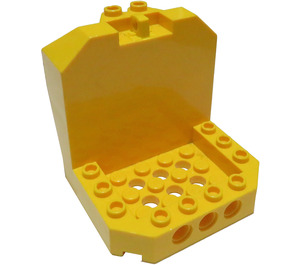 LEGO Žlutá Kokpit Dno 6 x 6 x 5 (30619)