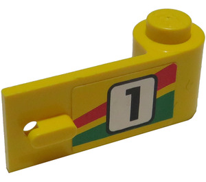 LEGO Dveře 1 x 3 x 1 Pravá s Number 1 Samolepka (3821)