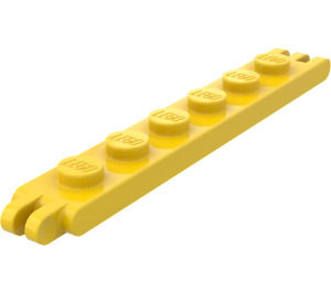 LEGO Závěs Deska 1 x 6 s 2 a 3 Stubs na Ends (4504)