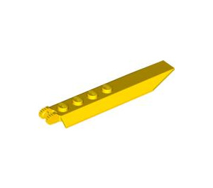 LEGO Žlutá Závěs Deska 1 x 8 s Úhlové Postranní Extensions (Kulatá deska pod) (14137 / 30407)